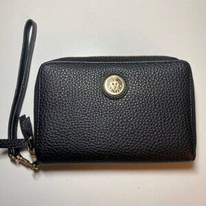 Anne Klein Black Wristlet